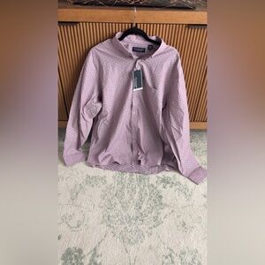 Roundtree & Yorke Light Pink Patterned Shirt